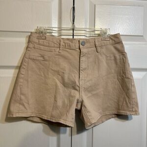 NWT Articles of Society Jean High Rise Shorts Size 29 Junior 9 Denim Beige Short